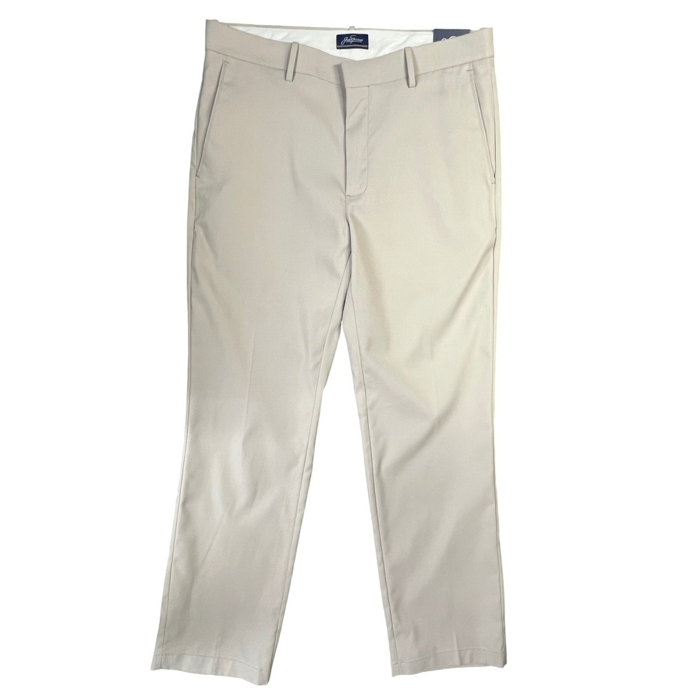 Jack Nicklaus Golf Pants Men 34x32 New Silver Lining StayDri Stretch Performance